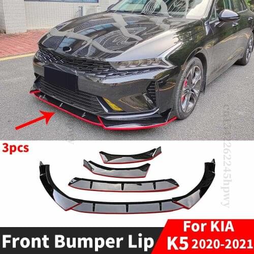 Protector Guard Body Kit Diffuser Spoiler Deflector Exterior Part Front Bumper Lip Chin For Kia K5 2020 2021