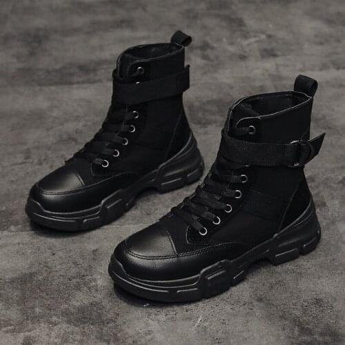 2020 Womens Sneakers High Top Sports Shoes For Woman Pu Leathable Running Shoes