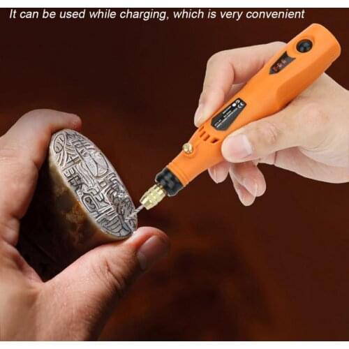 1 pcs 3.6V Electric Mini Drill Grinder Adjustable Speed Polishing Engraving Grinding Pen Rotary Tool Power Tool