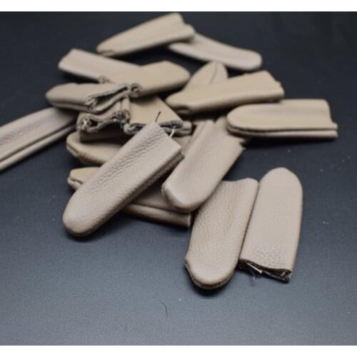 10pcs Leather Finger Cots Cover Protection For Jewelry Making DIY Craft Tool