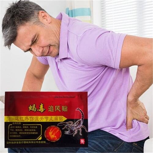 24Pcs/3Bags Chinese medicine Scorpion Venom Muscle Rthritis Neck Body Pain Relief Patch/Joint Analgesic plasters Far IR Heating