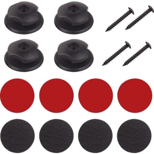 4pcs Mounting Point Car Auto Plastic Rear Cargo Trunk Organizer Luggage Net Hardware Hook with Screw Car Interior Accessories