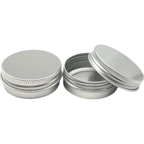 50Pcs 30g Aluminum Jars 1oz Silver Aluminum Cream Jars 30ml Aluminum Tin Container 30ml Aluminum Tin Can