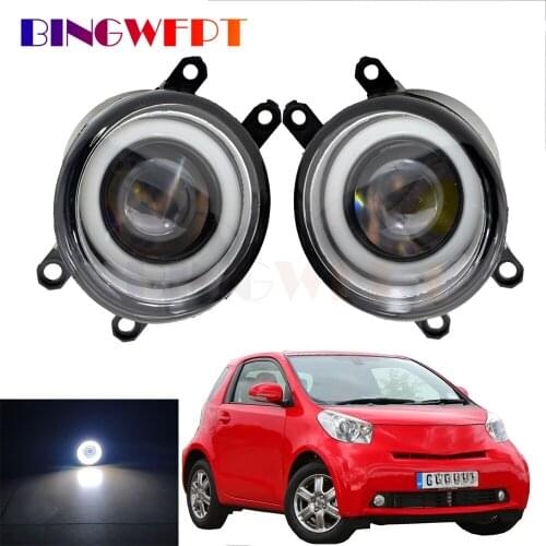 Car Right + Left LED Fog Light Assembly Daytime Running Lamp DRL For Toyota IQ (KPJ1_, NGJ1_, KGJ1_, NUJ1_) 2009-2013