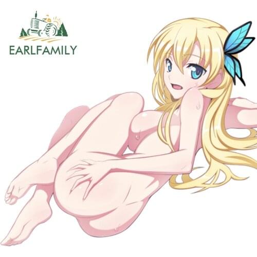 EARLFAMILY 13cm Anime Boku Wa Tomodachi Ga Sukunai Kashiwazaki Sena Car Sticker Funny Car Stickers Styling Removable Decal