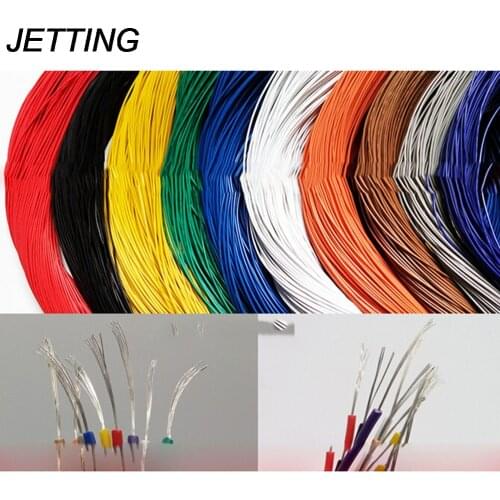 JETTING 5/10 metres super flexible 26AWG PVC insulated Wire Electric cable, LED cable, DIY Connect 10 colors choose 2 Sizes