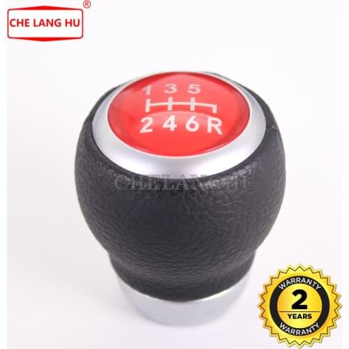 For Subaru Forester 2010 2011 2012 2013 2014 2015 2016 2017 2018 Car-styling 6 speed Leather Gear stick shift knob