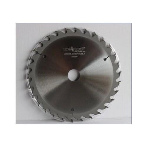 Free shipping of 1PC 125x3.5x35/30mmx24T TCT scoring blade for hard wood/plastic/Aluminum/soft metal profile scoring
