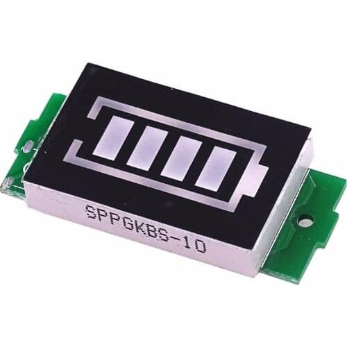1S 2S 3S 4S series lithium battery capacity blue indicator module display electric vehicle battery power tester Li-po Li-ion