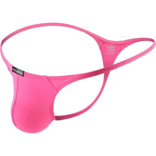 Mens Sexy Thongs Bikini Gay Men Underwear Men G String Homme Jockstrap Mens T-Back Male Sexy U Pouch Panties Thongs Underpants