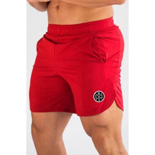 Muscleguys Mens Gyms Board Shorts Sexy Beach Bermuda Wear Sea Short Men Shorts quick dry Joggers Sweatpants Fitness Shorts