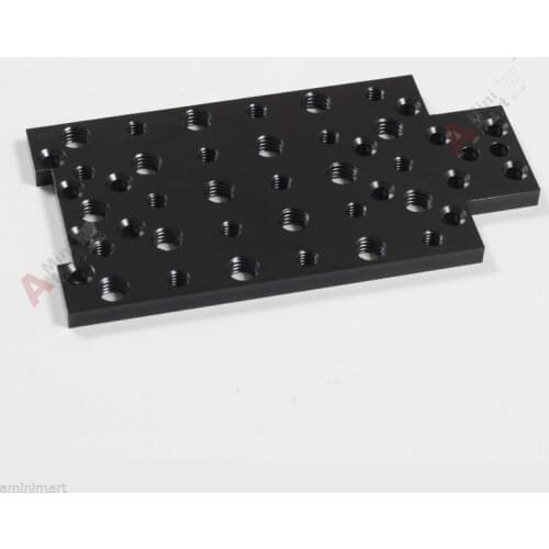 1/4" 3/8" Cheese Plate Mount Baseplate LCP-1 fr 4K Film Video Mirrorless Digital SLR Camera RIG Cage DIY 15mm Rod System LWS