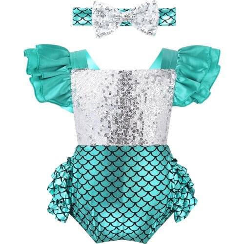 Oyolan 2Pcs/Set Cute Newborn Baby Photography Props Baby Outfit Headband+Romper Jumpsuit Infants Photo Shooting Costume Outfits