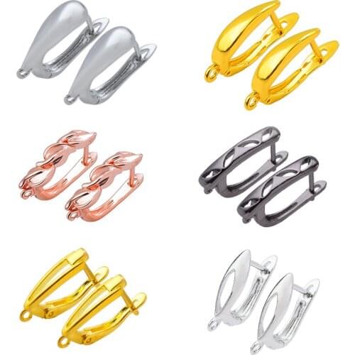 Peixin High Quality Brass Jewelry Earring Hooks For Womens DIY Jewelry Making Supplies DIY Earring Accessories Wholesale