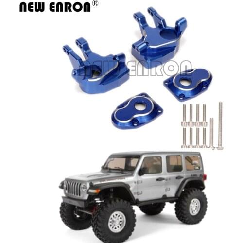 Alloy Front Axle Steering Knuckles Arms Portal Cover Plate for Axial SCX10 III Jeep Wrangler Capra 1.9 UTB AXI232006