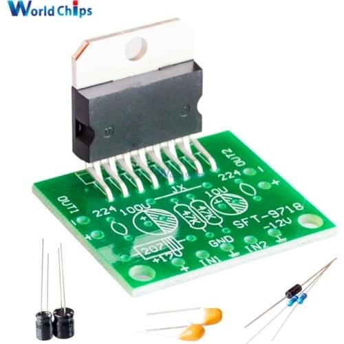 TDA7297 Amplifier Board Module 12V DC Excellent Grade 2.0 Dual Audio Encoding Electronic Diy Kit Output 10-30W