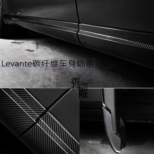 Fit for Maserati Levante Carbon fiber body trim strip composite