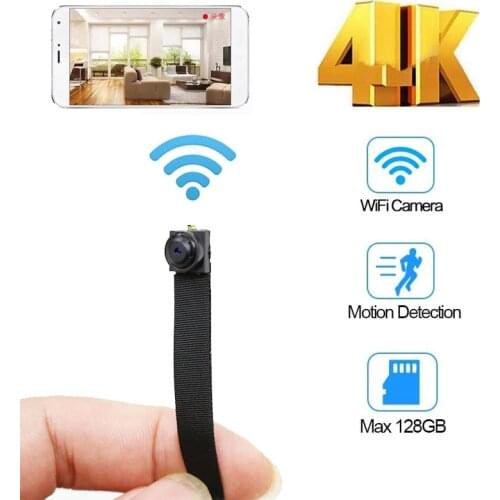 4K WiFi HD Portable IP Mini Camera Night vision Remote View P2P Wireless Micro webcam Camcorder Video Recorder