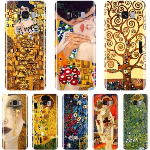 Phone Case Silicone For Samsung Galaxy S5 S6 S7 Edge S8 S9 Plus Gustav Klimt Art Soft Back Cover For Samsung Galaxy Note 9 8 5 4