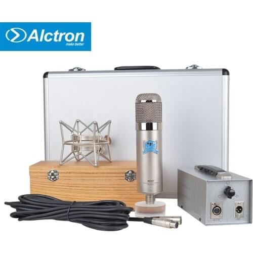 Alctron MK47 high performance multi-pattern wide diaphragm tube condenser microphone,professional studio mic for vocal recording