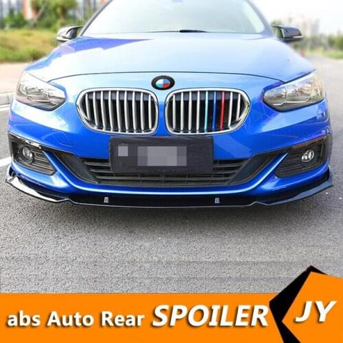 For BMW Body kit spoiler 2016-2018 BMW 1 Series 116i 118i 120i ABS Rear lip rear spoiler front Bumper Diffuser Bumpers Protector