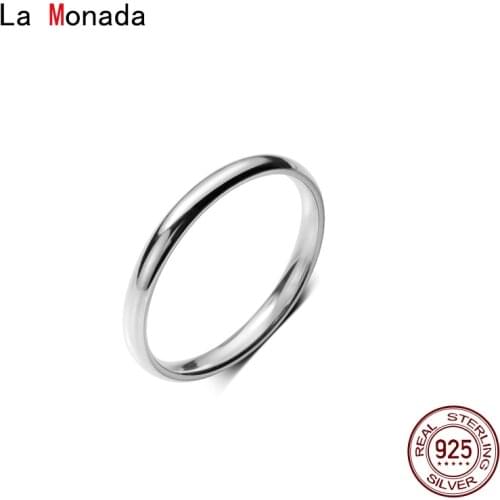 La Monada Size4-10 Women Ring 925 Sterling Silver Female Rings For Women 925 Silver Finger Fine Jewerly Rings Woman Wedding Wish