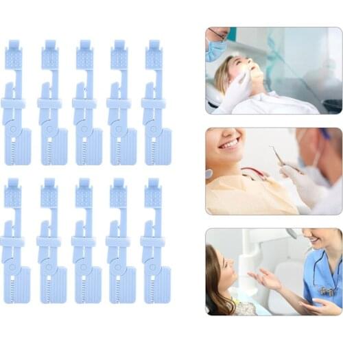 10pcs Dental Clinic Plastic Snap X-Ray Film Holder Clip Dentist Tool Accessory