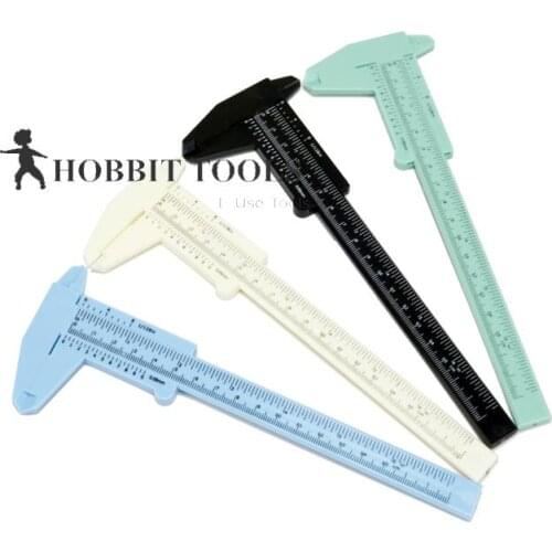 20pcs/lot 0-150mm 6inch Plastic caliper Plastic Vernier Caliper Home school DIY measuring tools