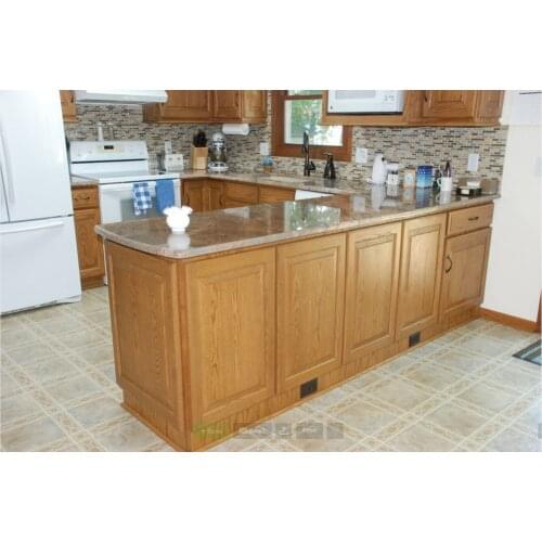 2017 solid wood kitchen cabinets traditional style keukenkast armadio da cucinakitchen furnitures with kitchen island S1606022