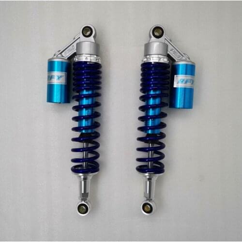8mm spring 370mm/375mm/380mm motorcycle shock absorber for yamaha XT500 TT500 honda Kawasaki Suzuki RM370 RM125 ATV black chrome