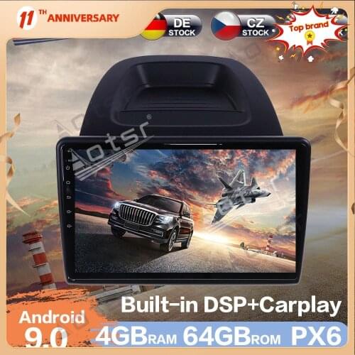 Aotsr 9 inch Android 9.0 Car Radio GPS Navigation DSP For Ford Ecosport 2018 - 2020 Car Auto Stereo Video Multimedia DVD Player