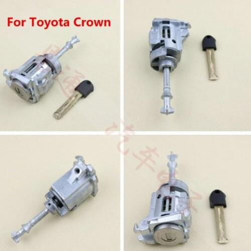 For Toyota PRADO LC150 Camry Vios Crown COROLLA Left Door lock cylinder Auto Door Lock Cylinder with 1pcs key