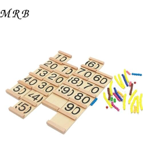 Kids Toys Montessori Seguin Wooden toys for children Teens and Tens Boards Early Childhood Preschool Training Family