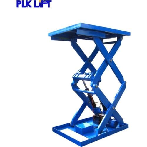 Hydraulic double scissor stationary vertical car parking elevator lift