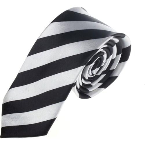 JAYCOSIN Tie Mens Skinny Narrow Neck Stripe Casual slim Party Wedding Tie Necktie male Polyester ties for men business simple