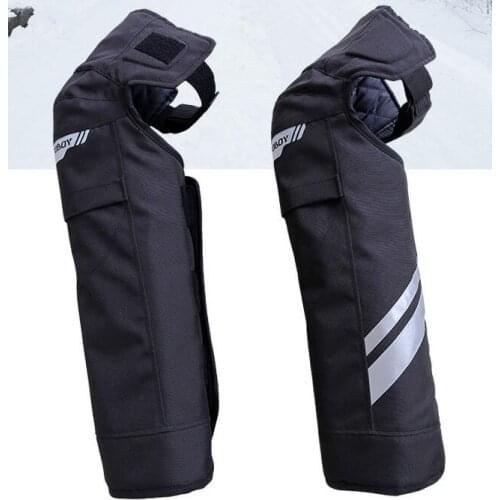 Motorcycle riding off-road reflective cotton knee pads summer and winter windproof shatter-resistant mens leggings Knight equip
