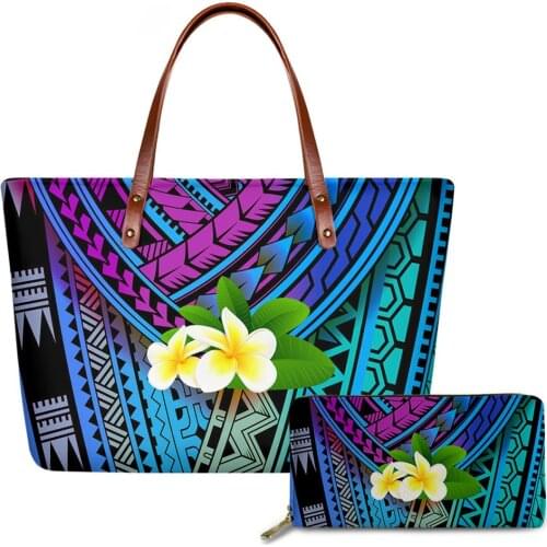 Noisydesigns Woman Big Soft Handbag&Pu Leather Wallets Set Ladies Party Shoulder Bags Female Sac A main Women Birthday Gift Bags