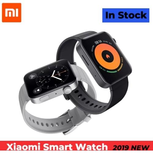 In Stock 2019 New Xiaomi Smart Watch NFC GPS WIFI ESIM Phone Call Bracelet Android Wristwatch Sport MIUI Android Smart Watch