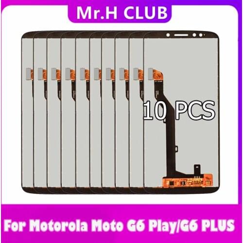 Wholesale 10 Pieces For Motorola Moto G6 Play XT1922 G6 Plus XT1926 Touch Screen LCD Display Digitizer Assembly For Moto G6