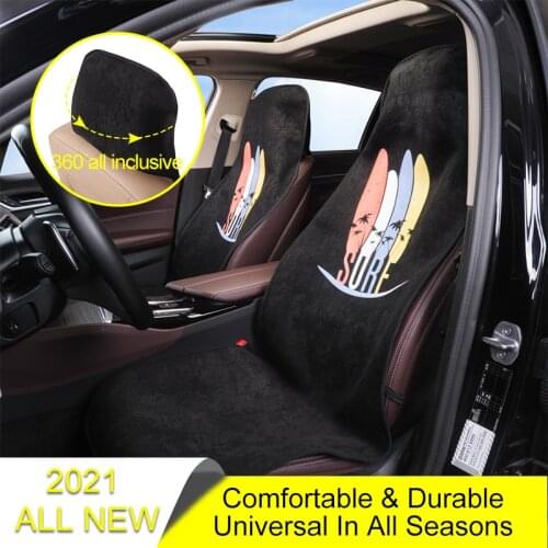 New Arrival Towel Seat Cushion Beach Mat Anti-dirty Front Seat Cover Universal Fit Seat Protector Pet Mat Sports Car-Styling1PC