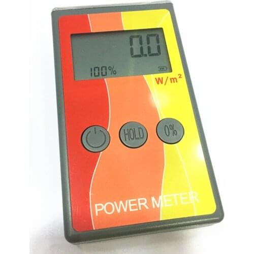 Handheld Digital Solar Power Meter 0-40000W/m2, 1000-1700nm, Peak 1400, Measurement Solar Radiation Energy Insolation Tester