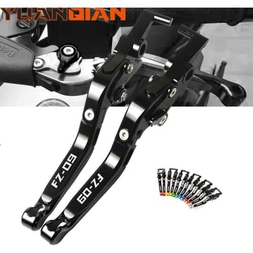 Motorcycle Accessories Aluminum Brake Clutch Levers Adjustable Folding Extendable For yamaha FZ09 FZ 09 FZ09 FJ09 TRACER MT09