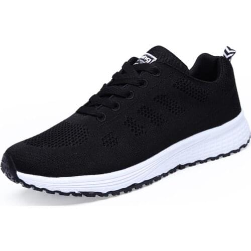 Outdoor Mesh Sneakers Women Sport Shoes Woman Sports Shoes Women Running Sneakers Female Tennis Walking Black Jogging GME-1767