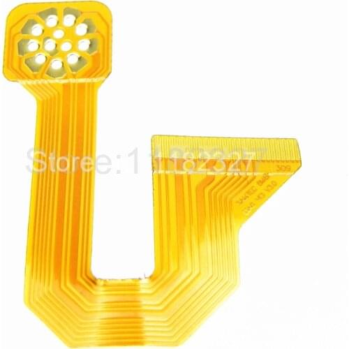 J shape Samtec DIA8 VCI 8M8H gold plated flex FPC cable