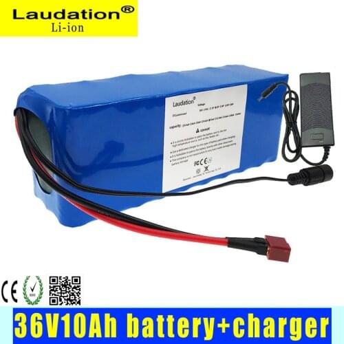 36V10S3P10Ah 600W High-Power and Capacity 18650 Lithium Battery Electric Bicycle Electric Vehicle Bicycle Motorcycle Laudation