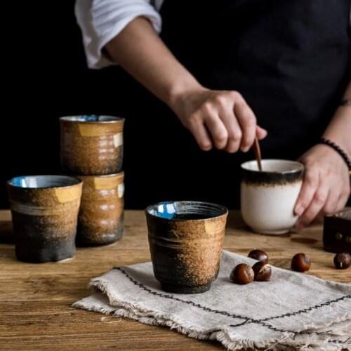 ANTOWALL TeaCup Ceramic Hand-painted Korean Kungfu Teacup Water Cup Japanese Coffee Cup Dropshipping