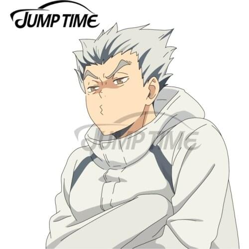 JumpTime 13 x 7.5cm Mad Bokuto Car Stickers Trunk Decal Car Accessories Graffiti Vinyl Material Scratch-Proof Decor for VAN ATV