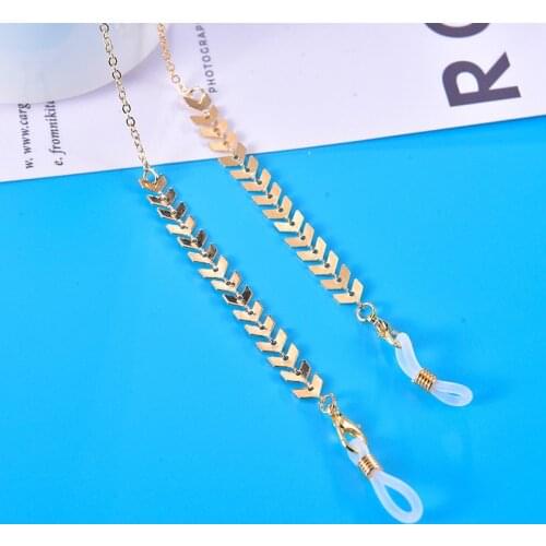 1PCs Women Fashion Pearls Sunglasses Chains Gold Eyeglasses Chains Sunglasses Holder Necklace Eyewear Retainer Accessories