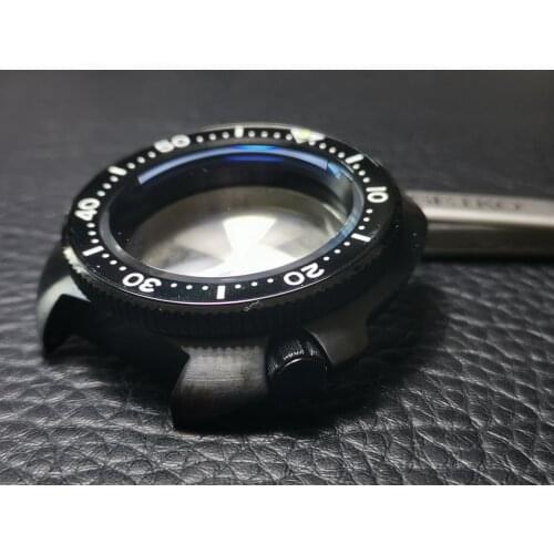 HEIMDALLR Watch Case 6105-8110 Turtle Diving Watch Shell Japanese Seogong NH35A/NH36A/SKX007 Modified Watch Suit 28.5mm Dial