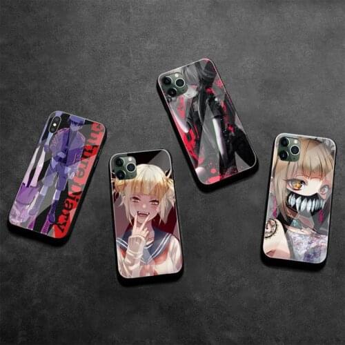 Bloody Anime Future Diary Phone Case Tempered Glass For iPhone 12 pro max mini 11 Pro XR XS MAX 8 X 7 6S 6 Plus SE 2020 case